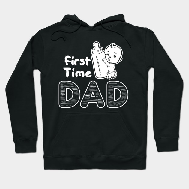 First Time Dad Hoodie by ThyShirtProject - Affiliate